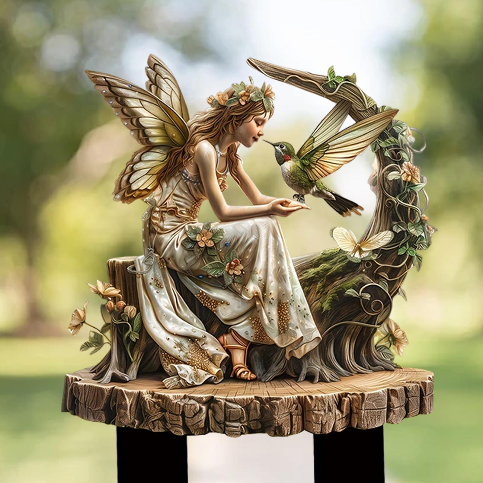 Bonsai Garden Art - Estaca decorativa de hadas para jardín,