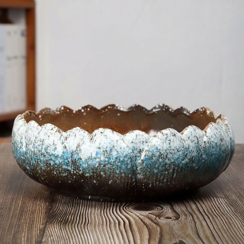 Maceta de cerámica de boca anc - Bonsai Garden Art reseña y precio