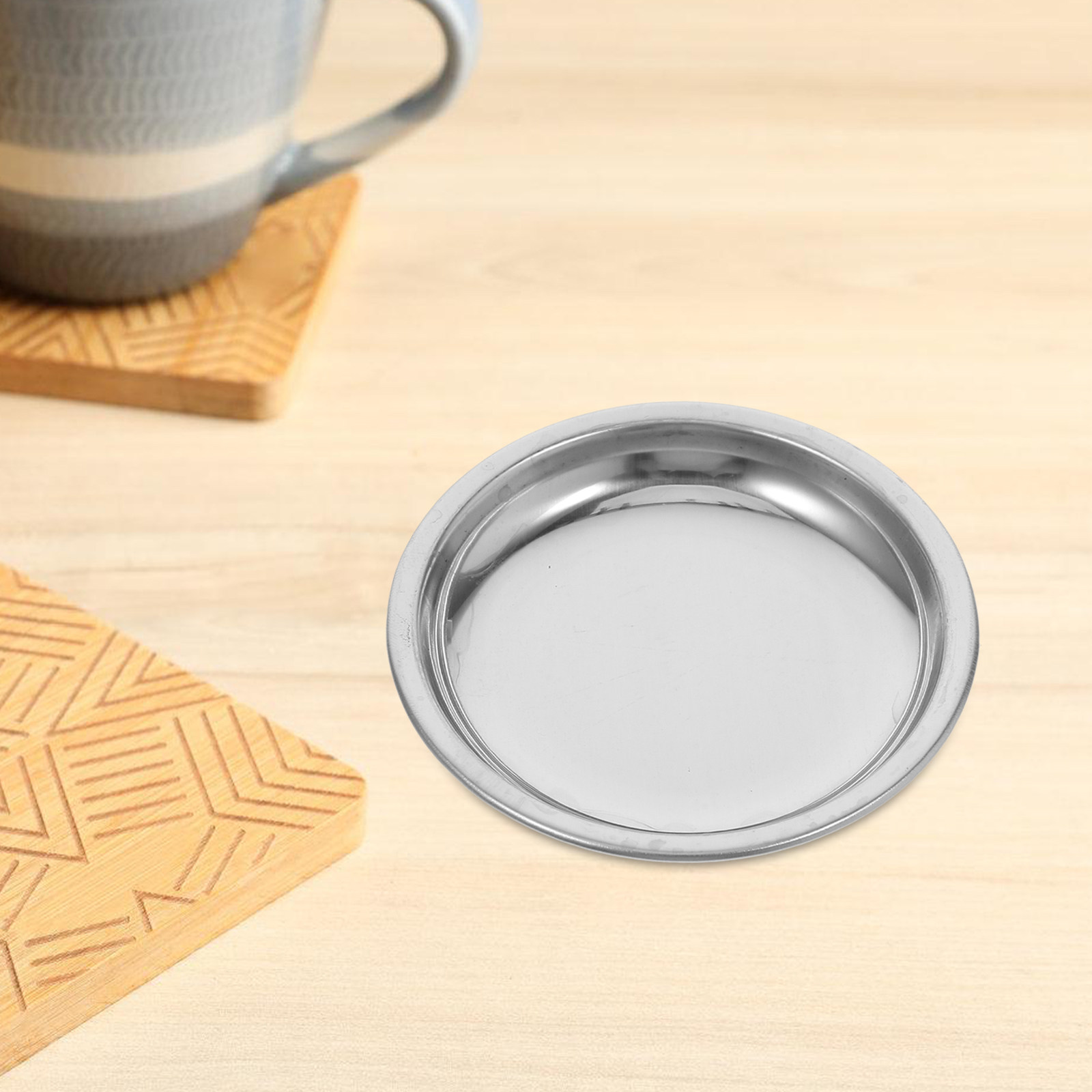 6 piezas de bandejas redondas  - Drip Tray Saucer reseña y precio