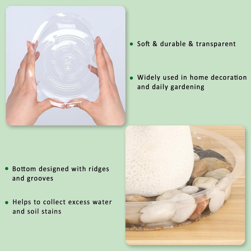 FYBL-20 piezas de platos trans - Drip Tray Saucer reseña y precio