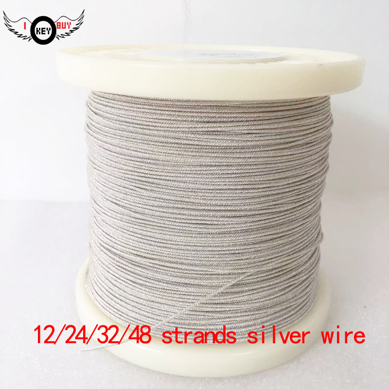 5 m/lote 12/24/32/48 hebras re - Copper Wire Roll reseña y precio