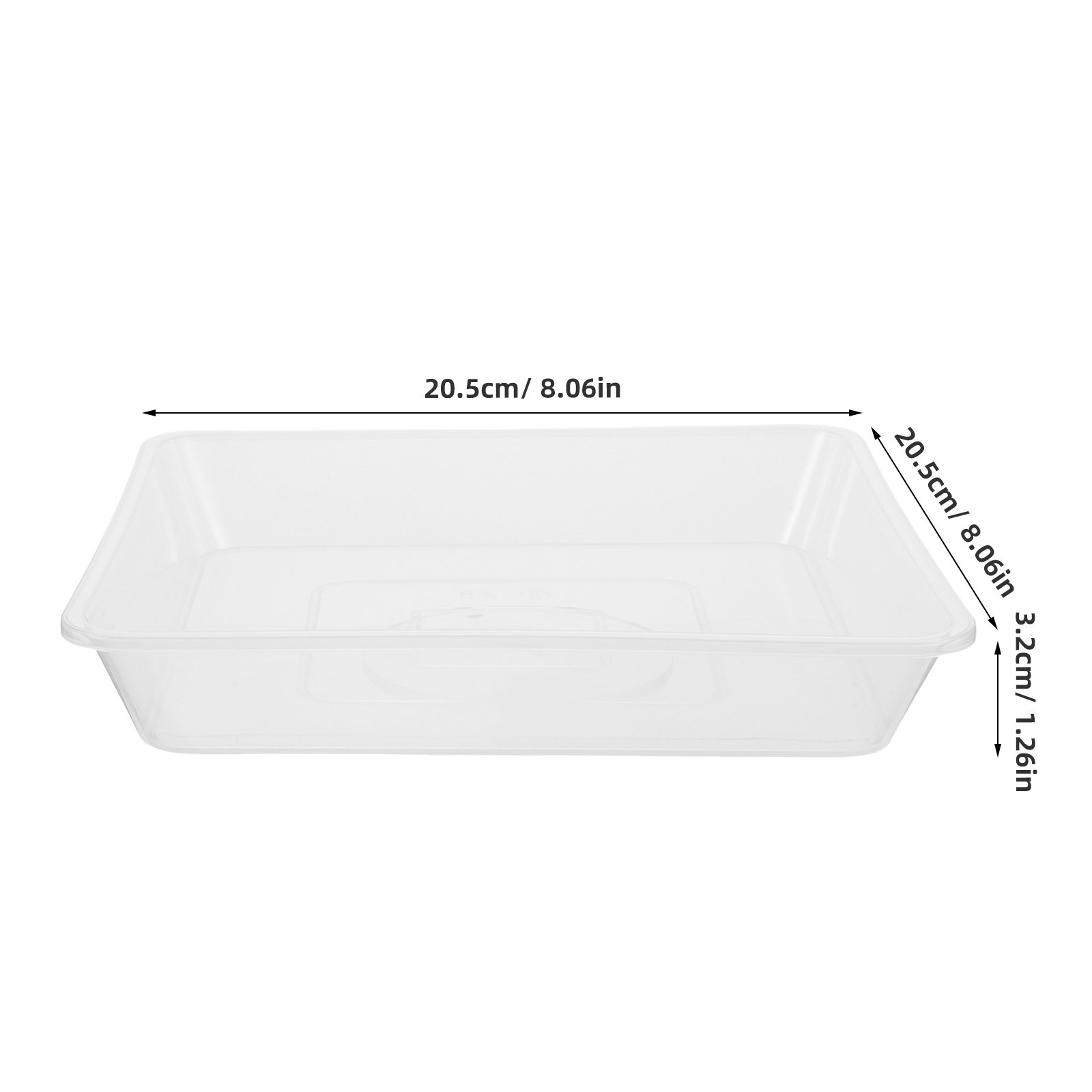 4 piezas de bandeja transparen - Drip Tray Saucer reseña y precio